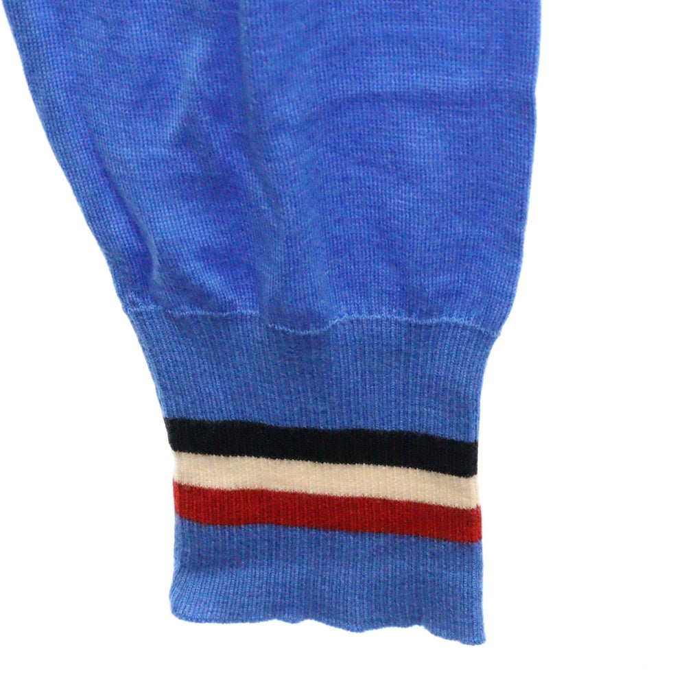 MONCLER GAMME BLEU(モンクレール・ガム・ブルー) MAGLIONE TRICOT カシミヤ 長袖ニットセーター C23919005100 ブルー