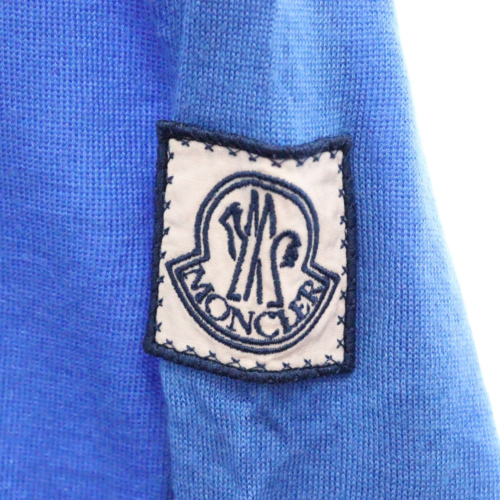 MONCLER GAMME BLEU(モンクレール・ガム・ブルー) MAGLIONE TRICOT カシミヤ 長袖ニットセーター C23919005100 ブルー
