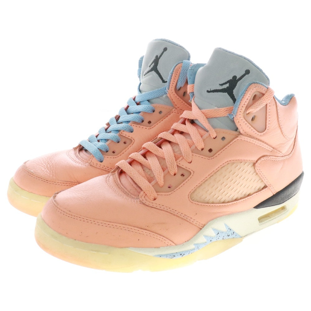 NIKE(ナイキ) ×DJKhaled AIR JORDAN 5 RETRO SP Crimson Bliss DV4982-641 DJキャレド エアジョーダン5 レトロ クリムゾンブリス ハイカットスニーカー ピンク US8/26.0cm