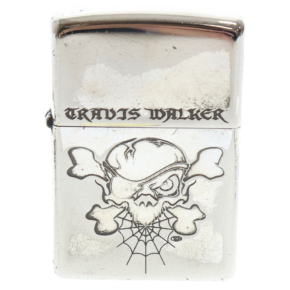 Travis Walker(トラヴィスワーカー) PIRATES SKULL ZIPPO スカルデザイン ジッポライター シルバー