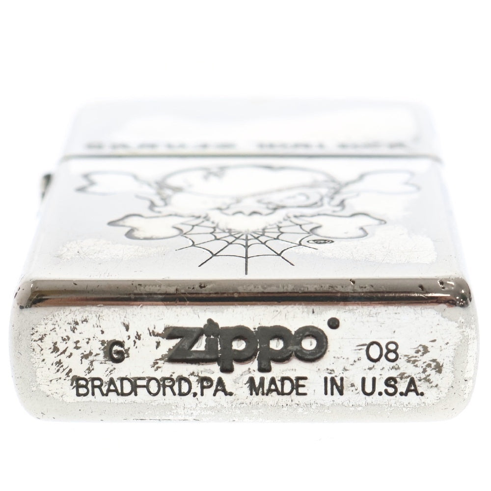 Travis Walker(トラヴィスワーカー) PIRATES SKULL ZIPPO スカルデザイン ジッポライター シルバー