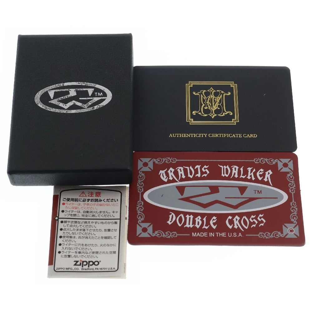 Travis Walker(トラヴィスワーカー) PIRATES SKULL ZIPPO スカルデザイン ジッポライター シルバー