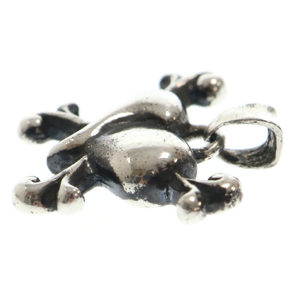 Travis Walker(トラヴィスワーカー) HEART AND CROSS BONES PENDANT ハートアンド クロスボーン チャーム ペンダント ネックレストップ シルバー