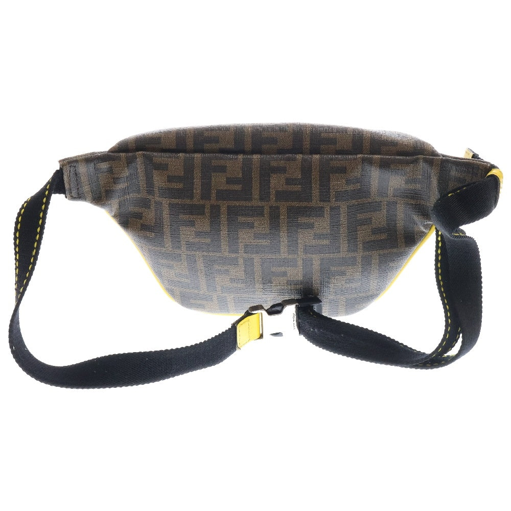 FENDI(フェンディ) ズッカ柄 ベルトボディバッグ 7VA446 ブラウン