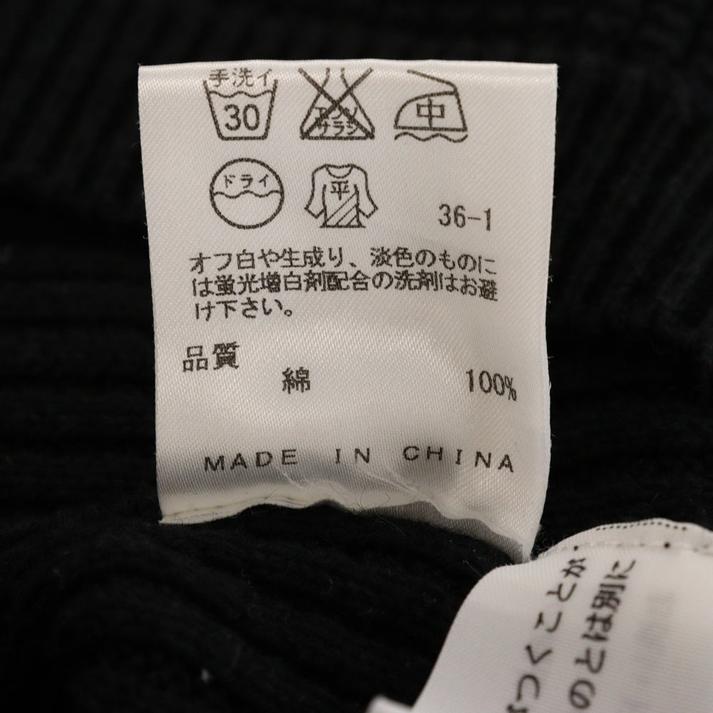 Calvin Klein(カルバンクライン) ワッフルニットセーター ブラック
