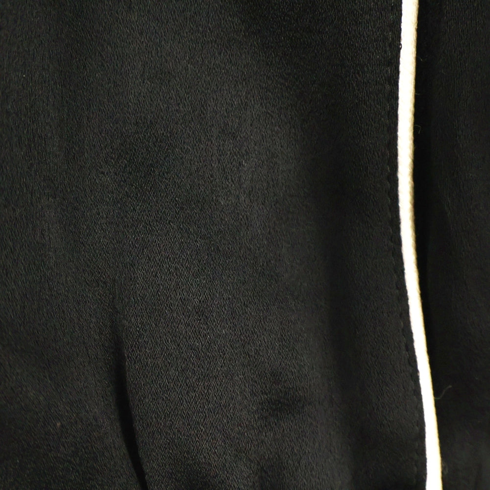 SAINT LAURENT PARIS(サンローランパリ) 23AW パネルデザインハイネックサテンジャケット トラックジャケット V29U 753065 Y3G36 1000 ブラック