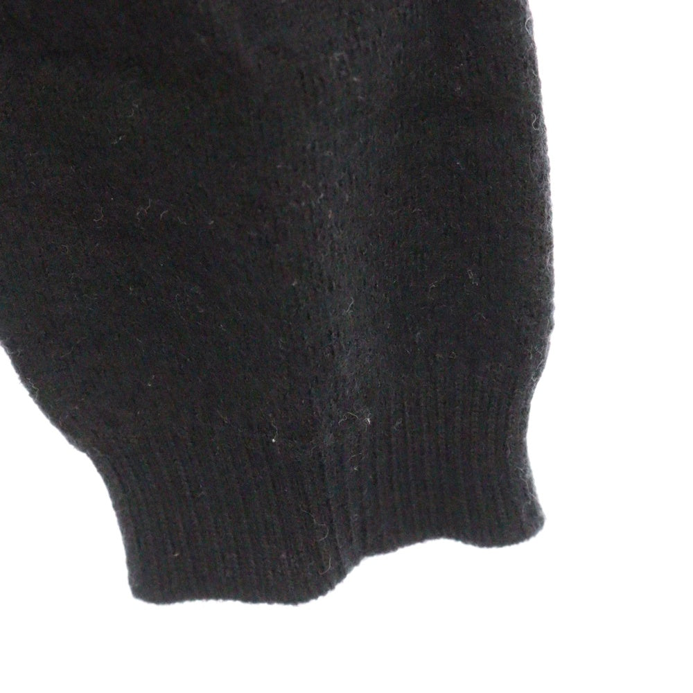 FENDI(フェンディ) Elbow Patch Sweater エルボー ロゴ ニットセーター ブラック FZZ333 A050
