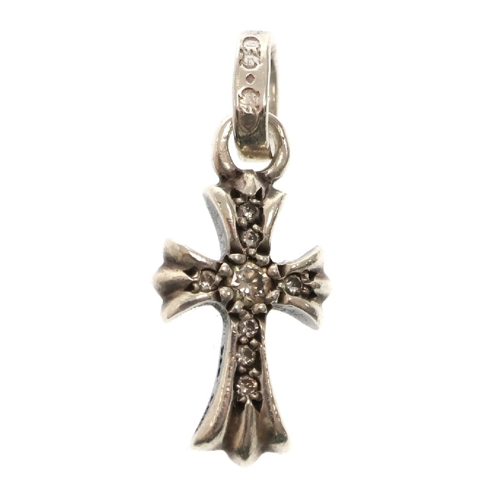 CHROME HEARTS(クロムハーツ) CRS BBYFAT P DMND ベイビーファット PAVEダイヤ ペンダントトップ シルバー BCA234