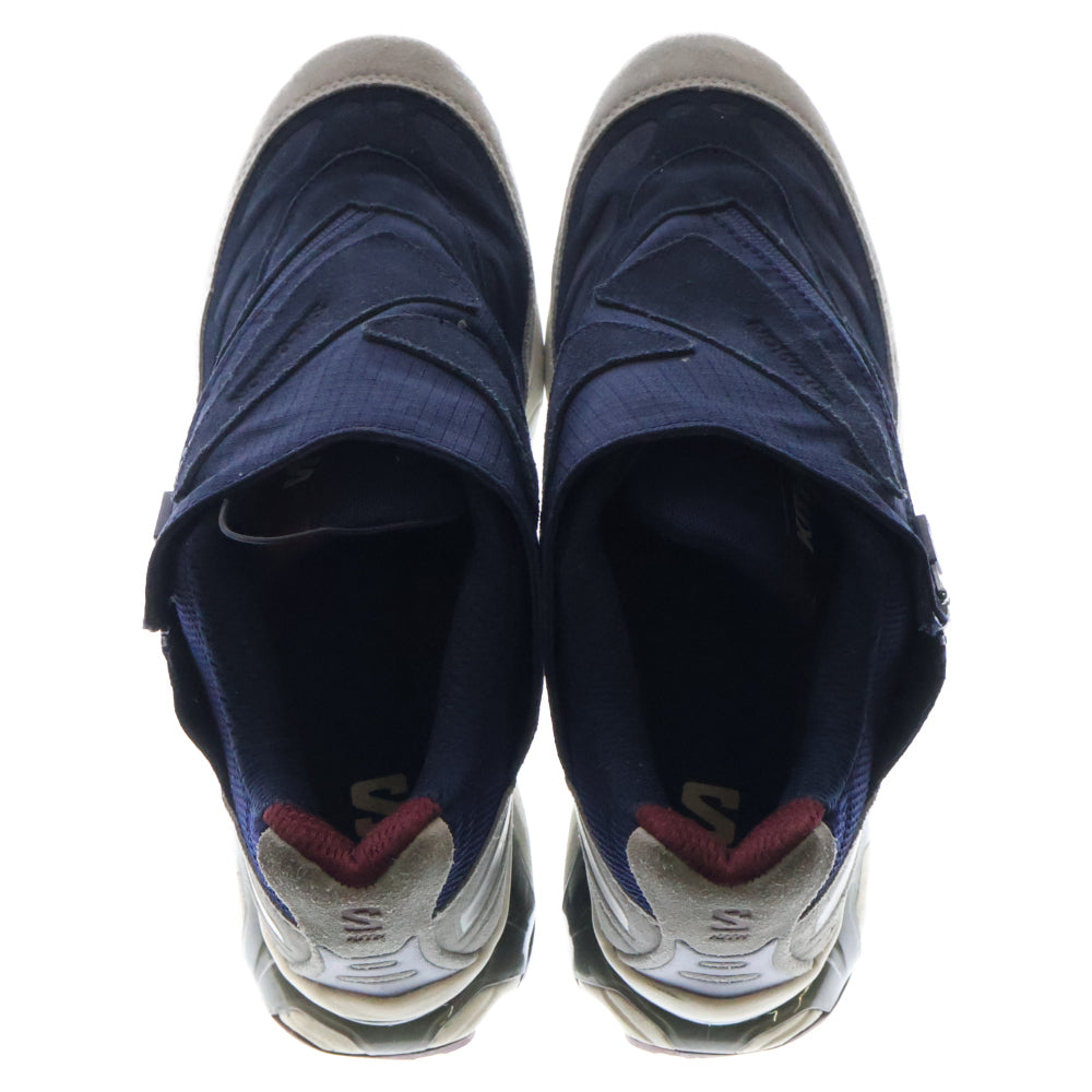 SALOMON(サロモン) ×KITH XT-4K 477738 ジップローカットスニーカー シューズ ネイビー US10/28.0cm