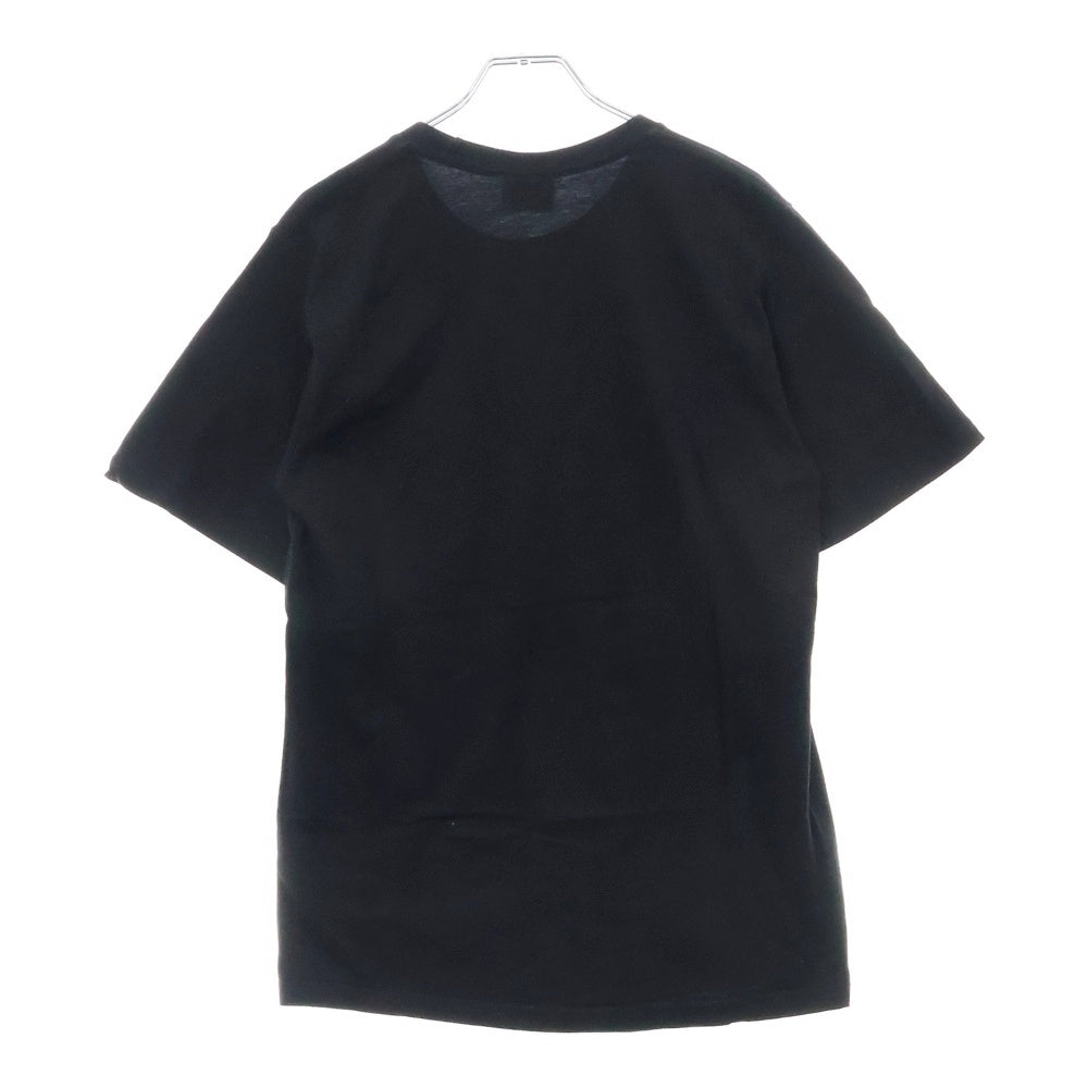 STUSSY(ステューシー) エンブロイダリーロゴデザイン 半袖Tシャツ ブラック
