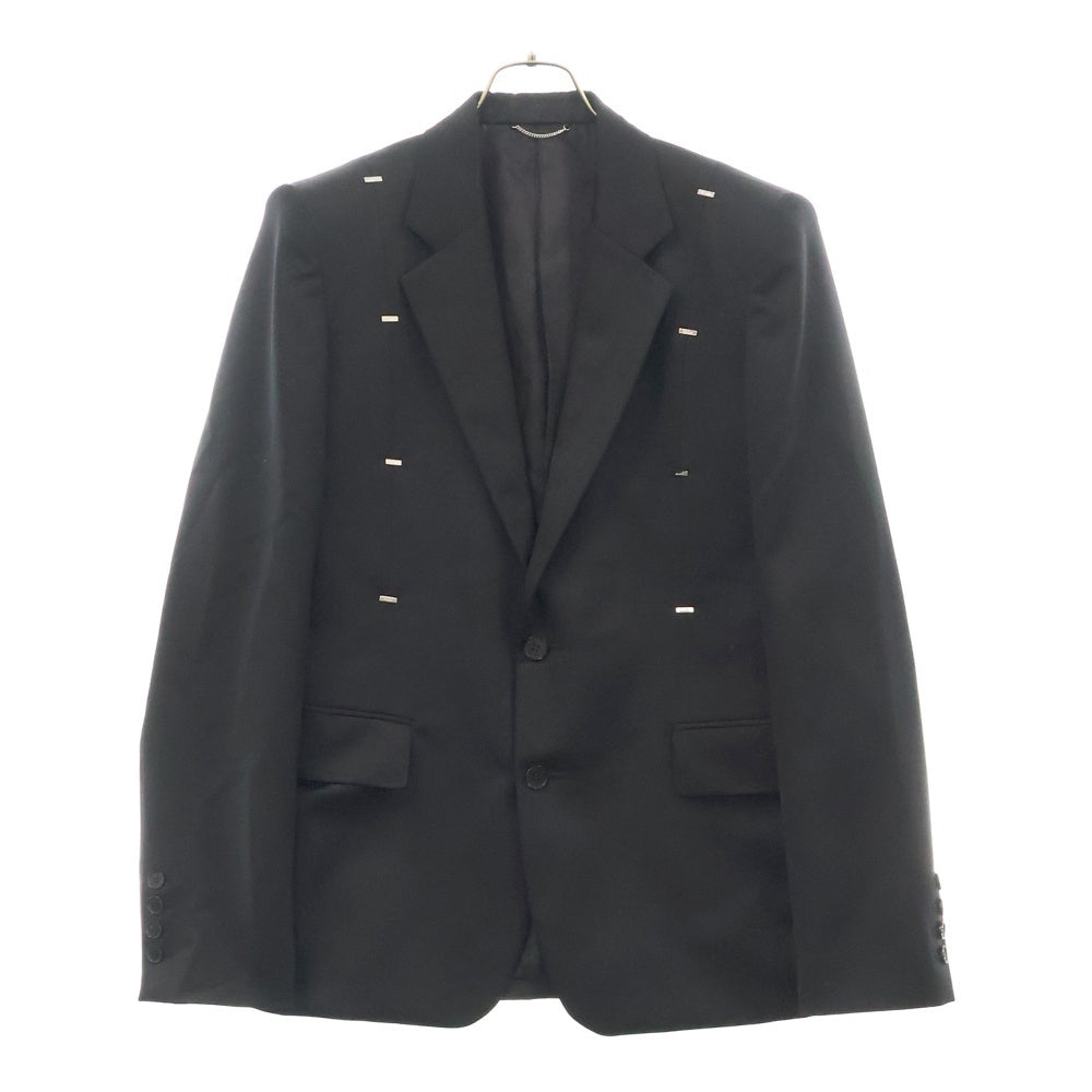 JOHN LAWRENCE SULLIVAN(ジョンローレンスサリバン) WOOL METAL LINE JACKET ウールメタルライン テーラードジャケット ブラック 1B010-0124-11