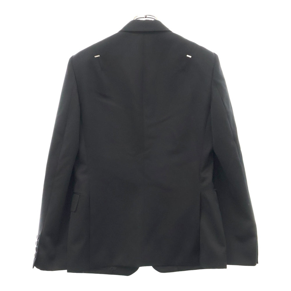 JOHN LAWRENCE SULLIVAN(ジョンローレンスサリバン) WOOL METAL LINE JACKET ウールメタルライン テーラードジャケット ブラック 1B010-0124-11