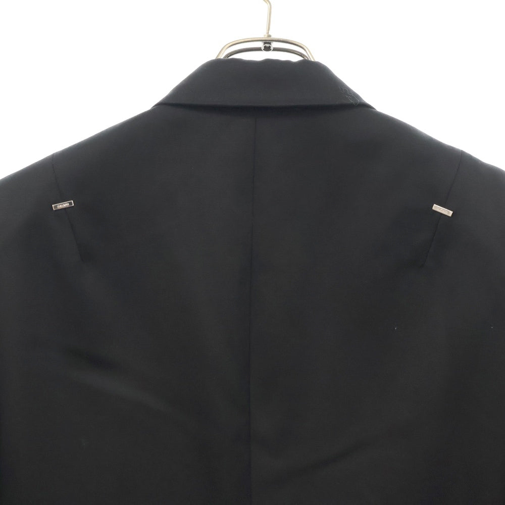 JOHN LAWRENCE SULLIVAN(ジョンローレンスサリバン) WOOL METAL LINE JACKET ウールメタルライン テーラードジャケット ブラック 1B010-0124-11