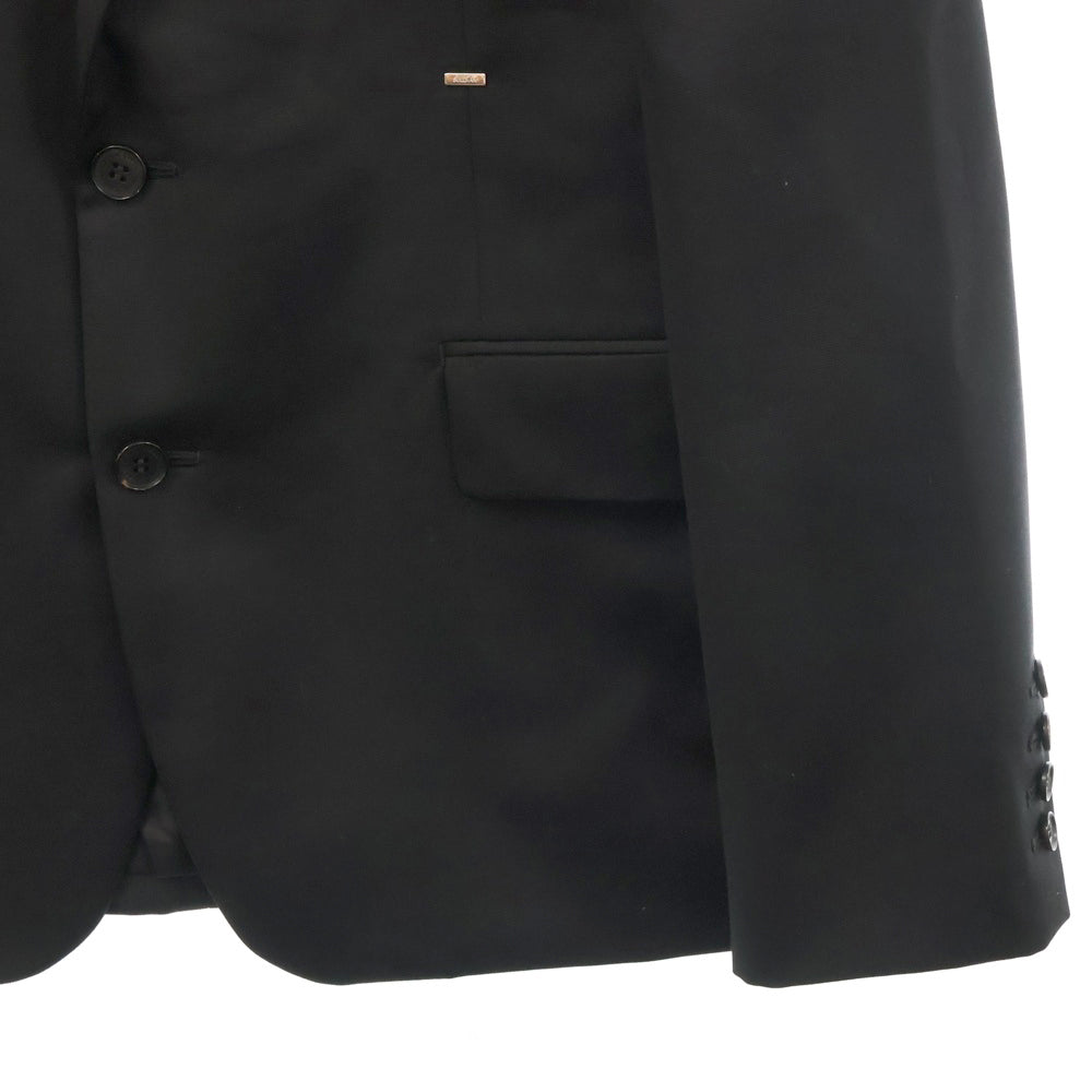 JOHN LAWRENCE SULLIVAN(ジョンローレンスサリバン) WOOL METAL LINE JACKET ウールメタルライン テーラードジャケット ブラック 1B010-0124-11