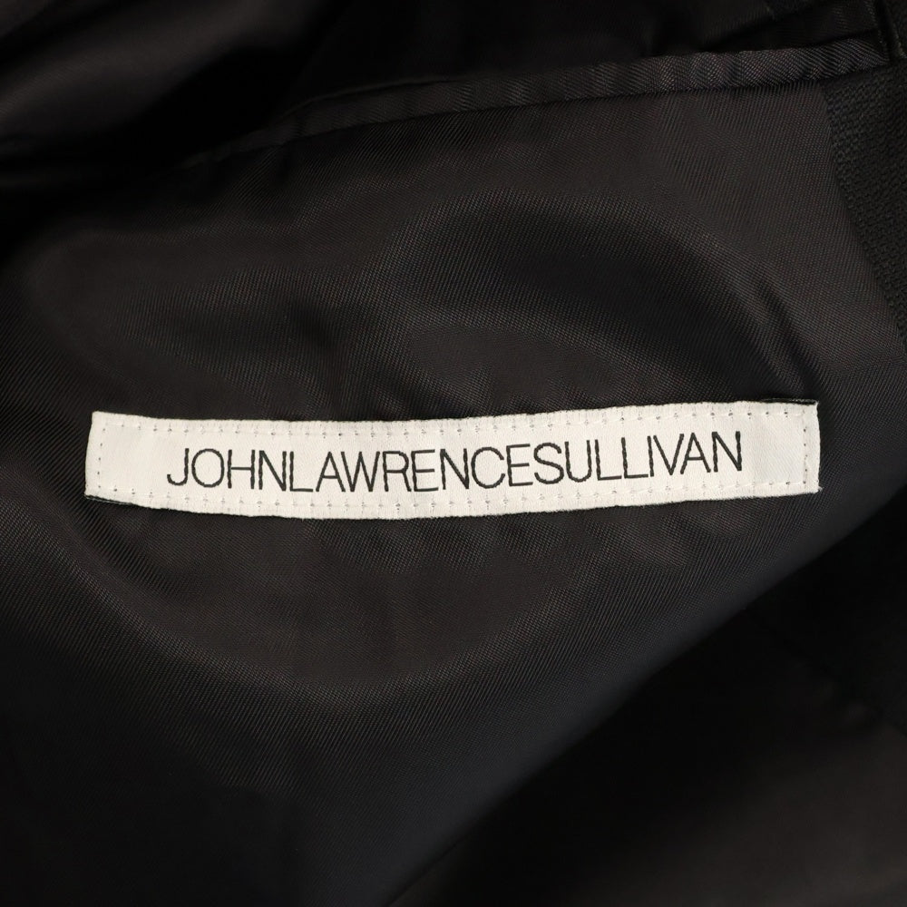 JOHN LAWRENCE SULLIVAN(ジョンローレンスサリバン) WOOL METAL LINE JACKET ウールメタルライン テーラードジャケット ブラック 1B010-0124-11