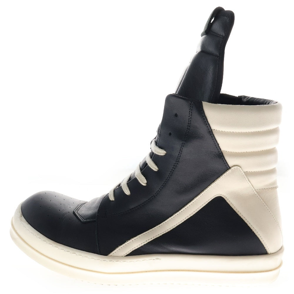 Rick Owens(リックオウエンス) GEOBASKET ジオバスケット ハイカットスニーカー シューズ RU01E5894 ブラック/ホワイト