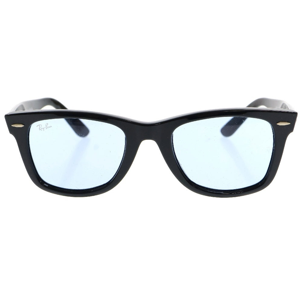 Ray Ban(レイバン) WAYFARER SUNGLASSES Eyewear RB2140-F ウェイファーラー サングラス カラーレンズ アイウェア 52□22-150 ブラック/ブルー