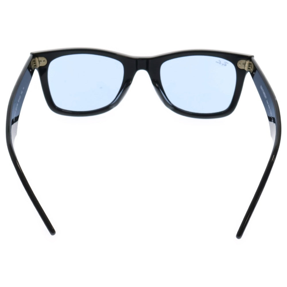 Ray Ban(レイバン) WAYFARER SUNGLASSES Eyewear RB2140-F ウェイファーラー サングラス カラーレンズ アイウェア 52□22-150 ブラック/ブルー