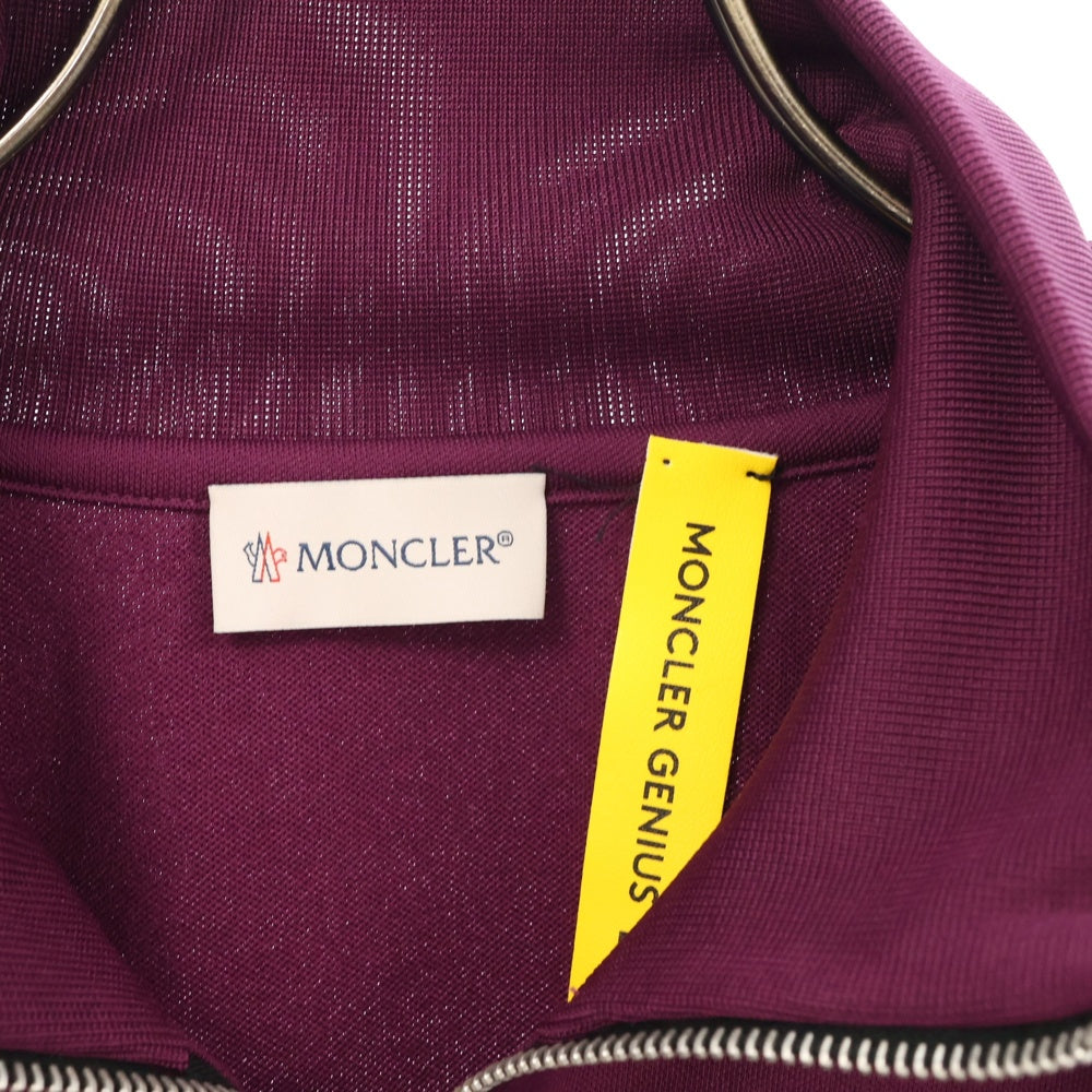 Palm Angels(パームエンジェルス) 19AW ×MONCLER GENIUS8 MAGLIA CARDIGAN モンクレール ジップアップトラックジャケット パープル E209L8400050 899A1