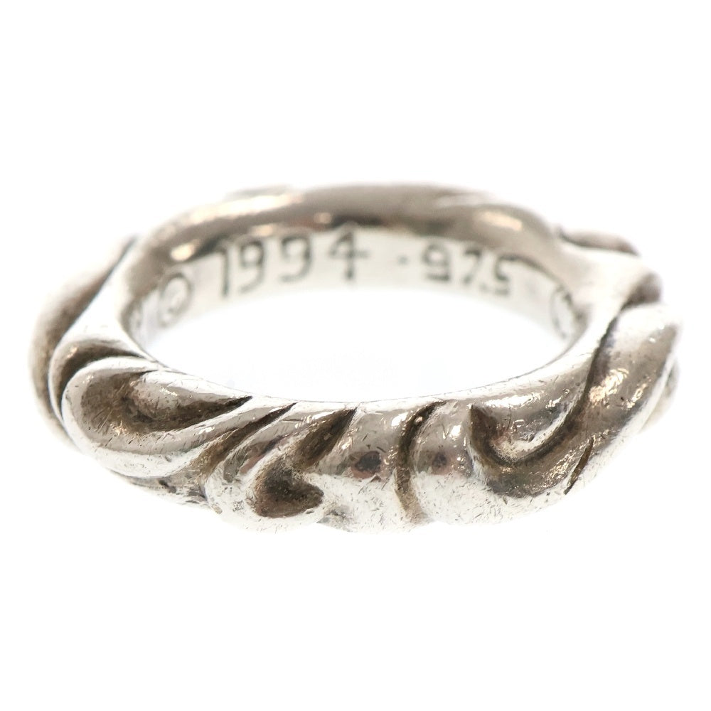 CHROME HEARTS(クロムハーツ) SCRL BAND スクロールバンド リング シルバー BCA351