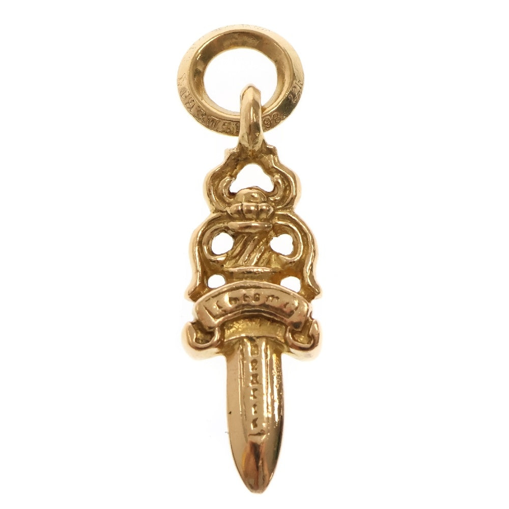 CHROME HEARTS(クロムハーツ) 22K #5 DAGGER P/DIA #5ダガーチャーム PAVEダイヤ ペンダントトップ ゴールド BCA031