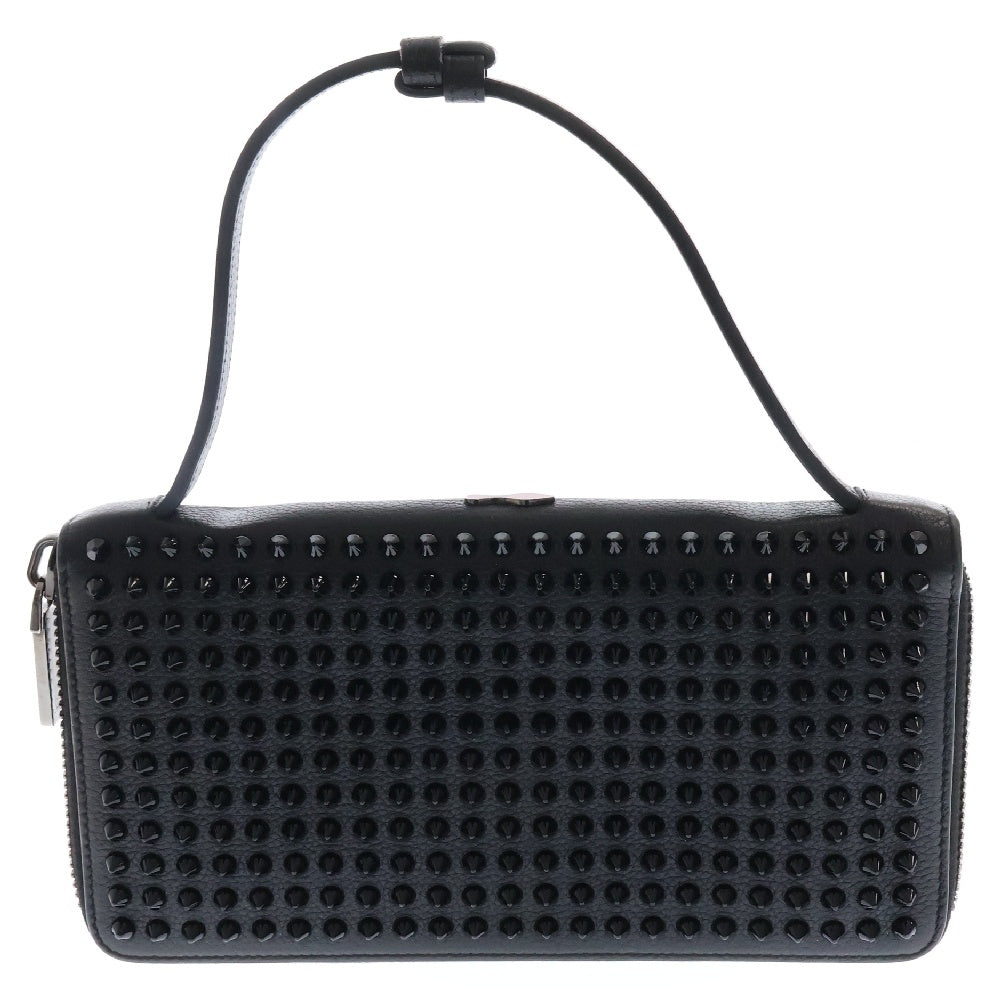 CHRISTIAN LOUBOUTIN(クリスチャンルブタン) PANETTONE パラドーネ XL ラウンドファスナーウォレット 長財布 ブラック 3175209 CM53