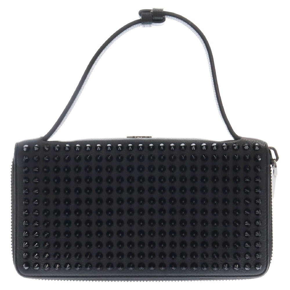 CHRISTIAN LOUBOUTIN(クリスチャンルブタン) PANETTONE パラドーネ XL ラウンドファスナーウォレット 長財布 ブラック 3175209 CM53