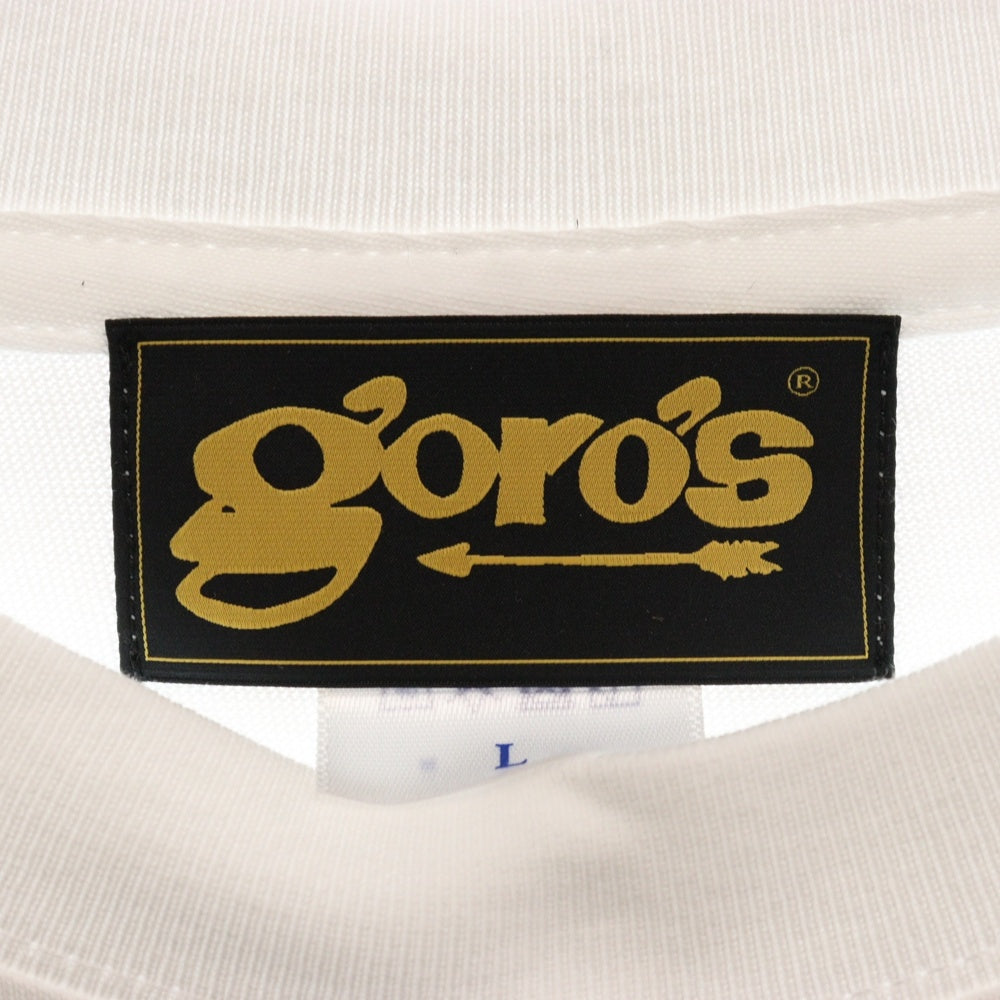 goro's(ゴローズ) 新型 mitakuye oyasinプリント 胸ポケットTシャツ ホワイト