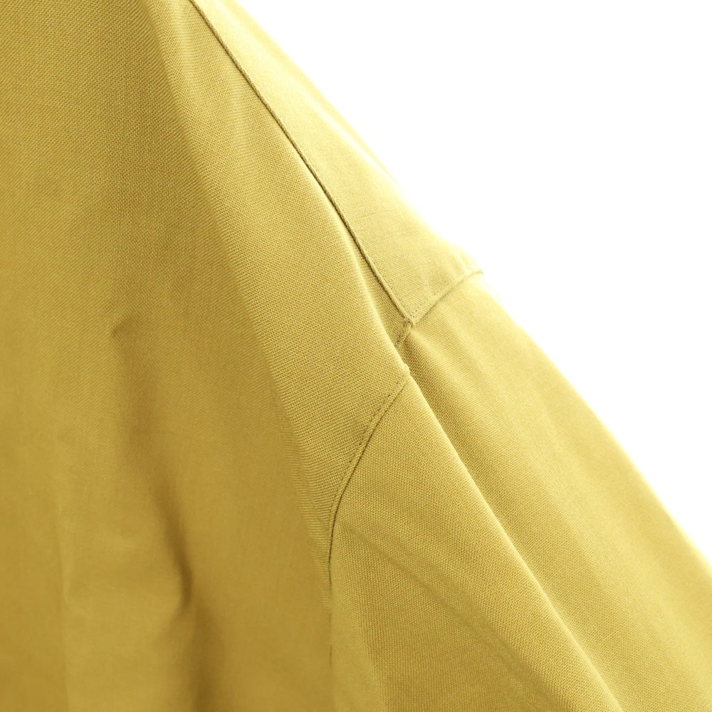 OVERCOAT(オーバーコート) Dropped Shoulder Hoody Top ドロップショルダー フーディトップ長袖シャツ マスタード レディース S23T011-NKWS