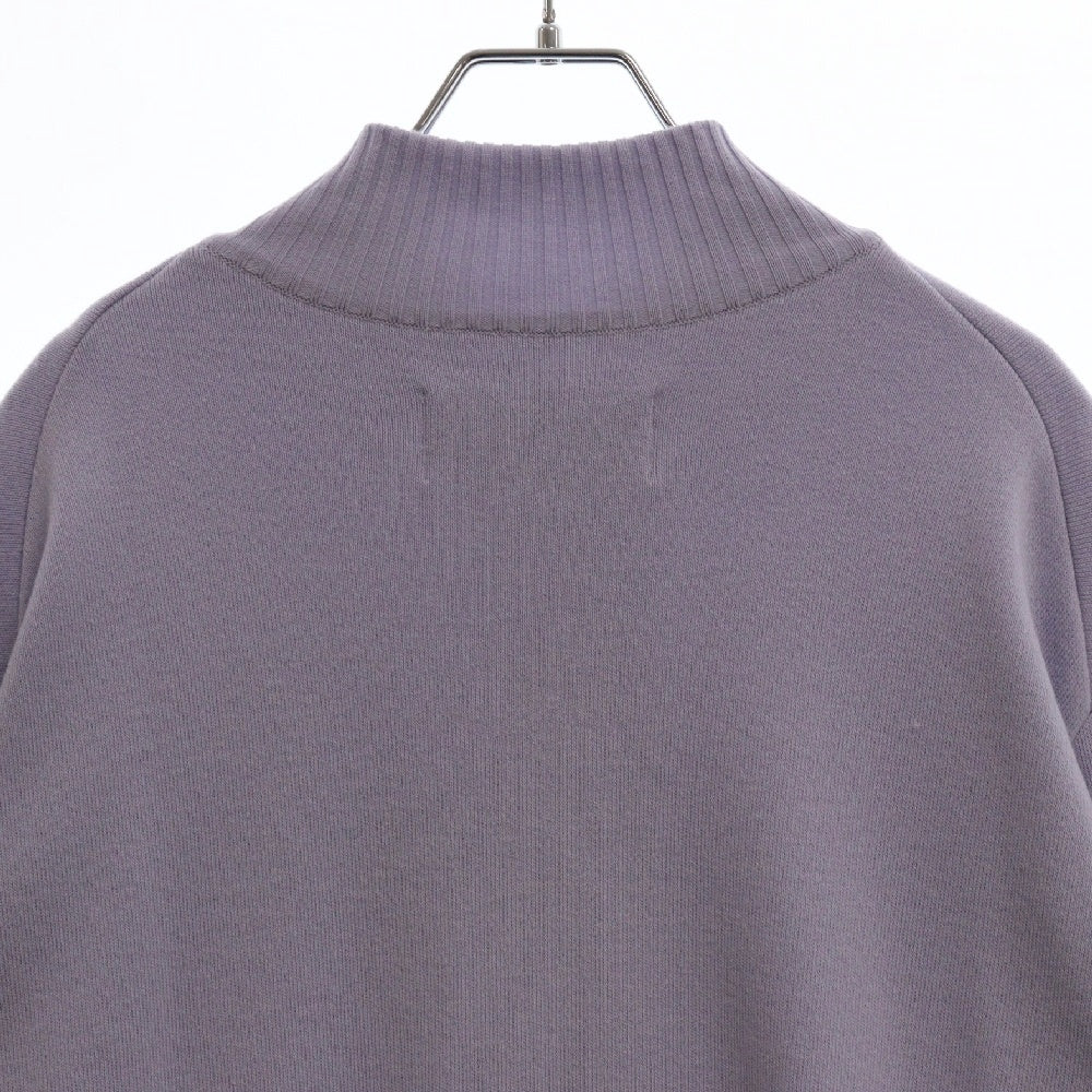 OVERCOAT(オーバーコート) 24AW Zip-Up Blouson ジップアップニットセーター パープル F24KJ01-AGWS