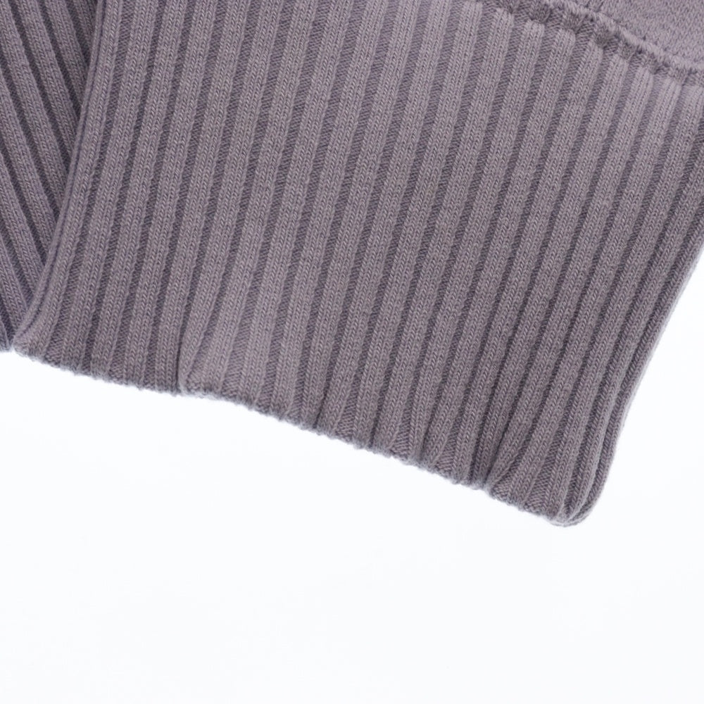 OVERCOAT(オーバーコート) 24AW Zip-Up Blouson ジップアップニットセーター パープル F24KJ01-AGWS