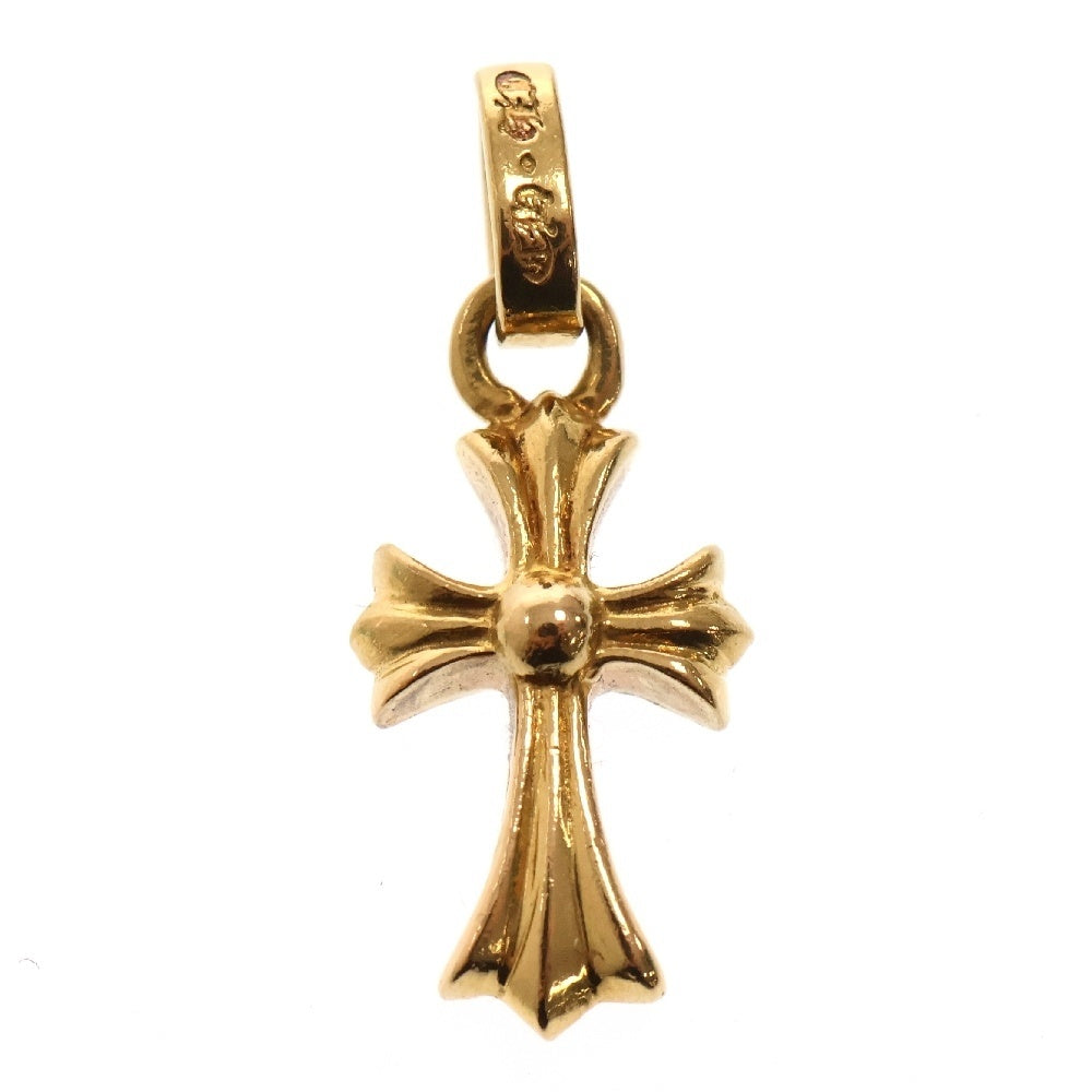 CHROME HEARTS(クロムハーツ) 22K CRS BBYFAT P/DIA ベイビーファットクロス PAVEダイヤ ペンダントトップ ゴールド BCA035