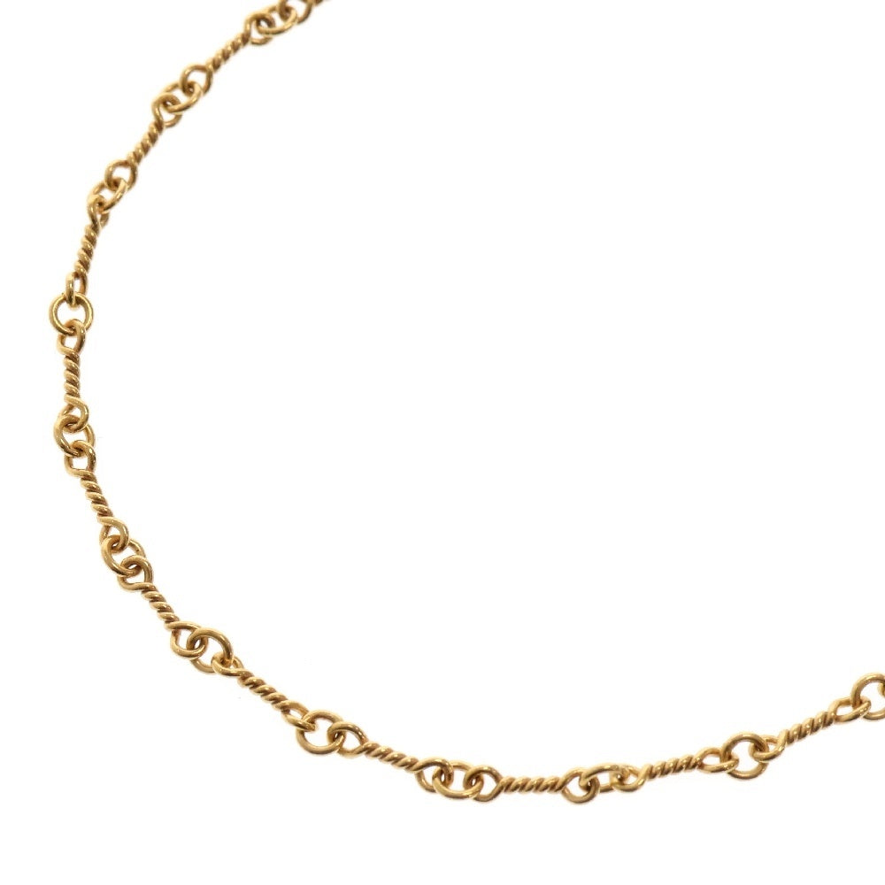 CHROME HEARTS(クロムハーツ) 22K NECKCHAIN T24 ツイストチェーンネックレス 24inch ゴールド