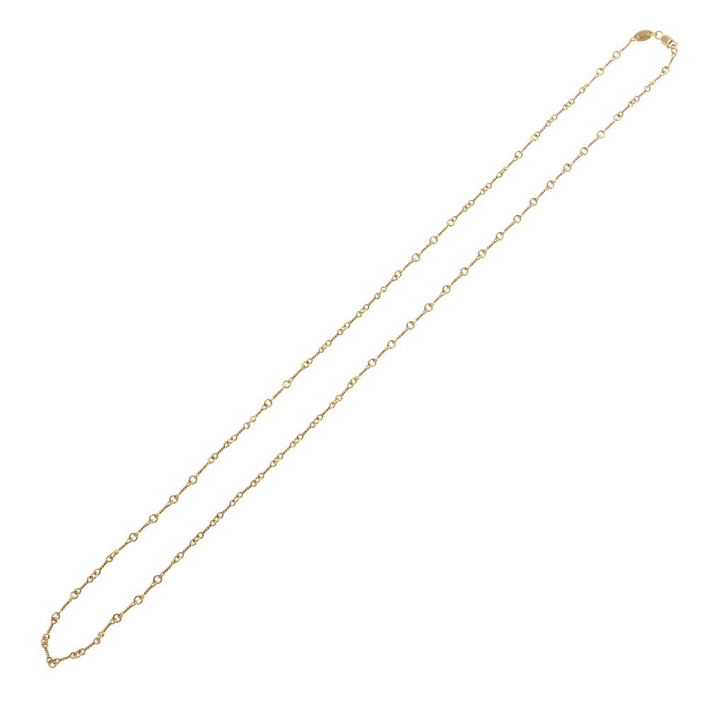 CHROME HEARTS(クロムハーツ) 22K NECKCHAIN T24 ツイストチェーンネックレス 24inch ゴールド