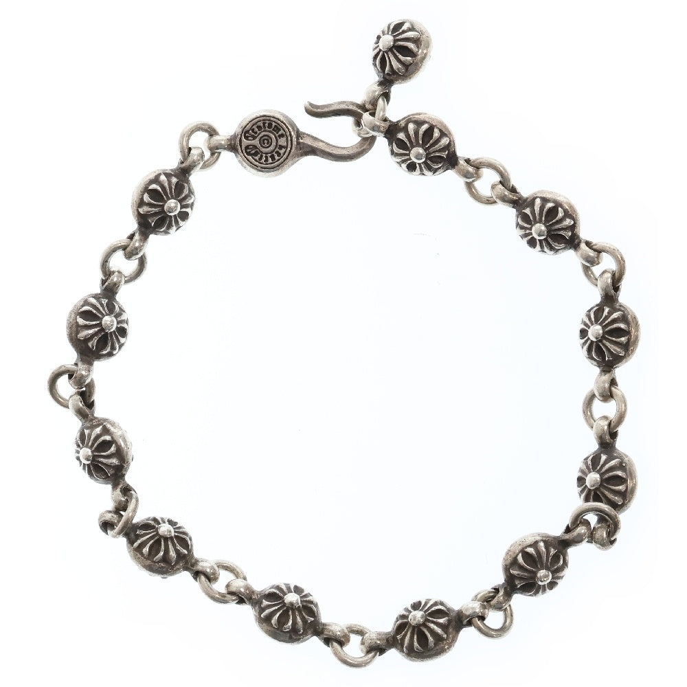 CHROME HEARTS(クロムハーツ) NO1 BALL #1クロスボールブレスレット シルバー BCA172