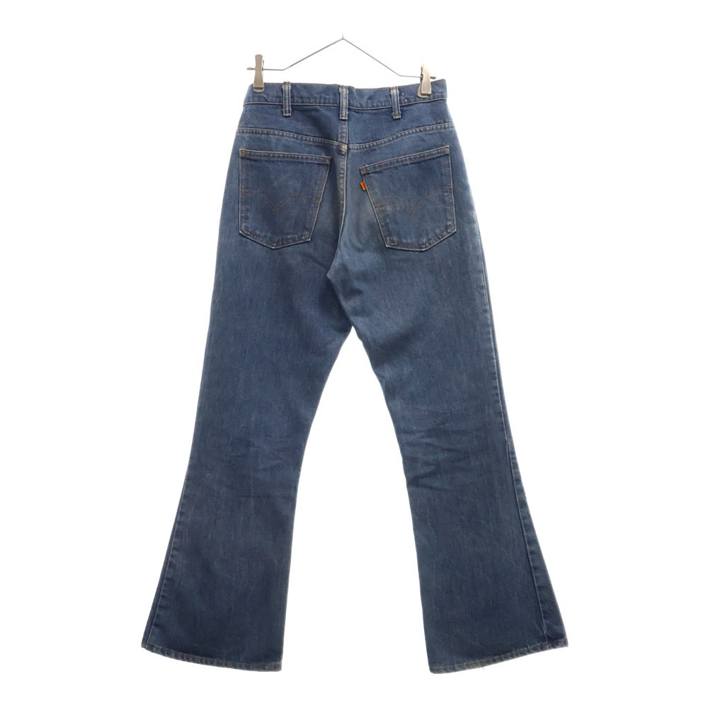 Levi's(リーバイス) 80s VINTAGE 646 オレンジタブ スモールe ボタン裏532 フレアデニムパンツ インディゴ