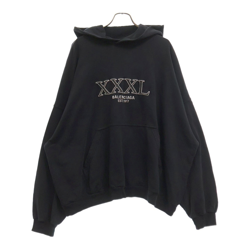 BALENCIAGA(バレンシアガ) 22AW XXXL フーディー プルオーバースウェットパーカー 713677 TNVD9 ブラック