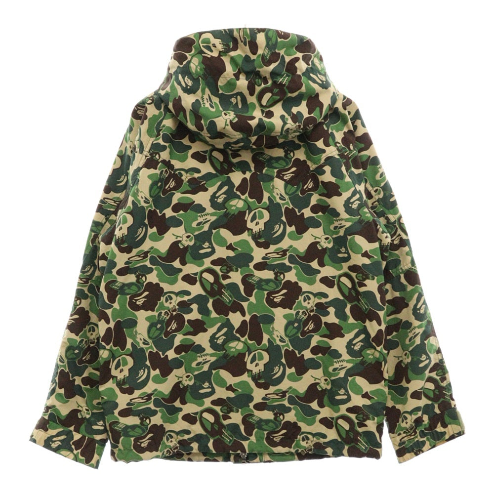 A BATHING APE(アベイシングエイプ) 10AW 30周年記念 ×STUSSY BAPER Survival Snow Jacket ステューシー サバイバルスノー ジップアップ マウンテンジャケット パーカー グリーン