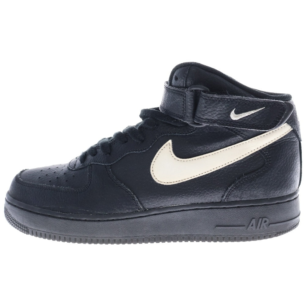 NIKE(ナイキ) AIR FORCE 1 MID 07 315123‐043 エアフォースワン ミッド 07 ハイカットスニーカー シューズ US10/28cm ブラック