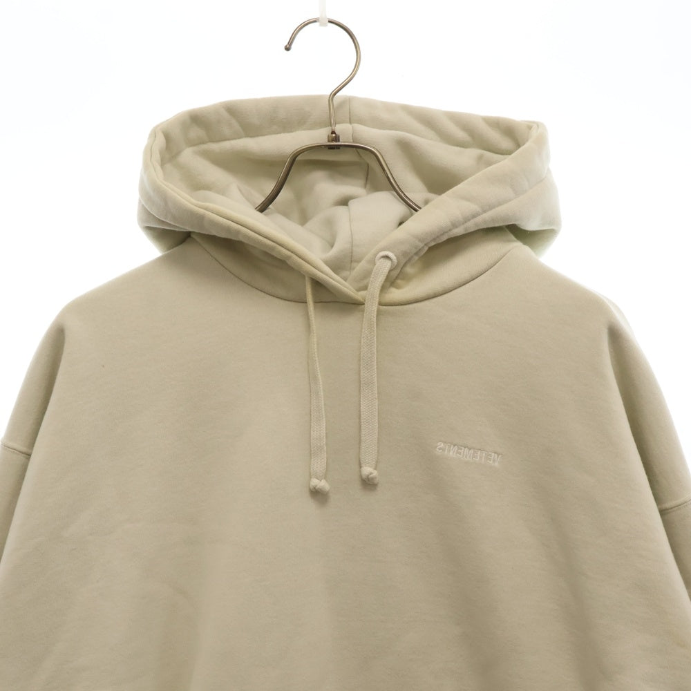 VETEMENTS(ヴェトモン) 19AW インサイドアウトプルオーバーパーカー フーディ グレー WAH19TR107