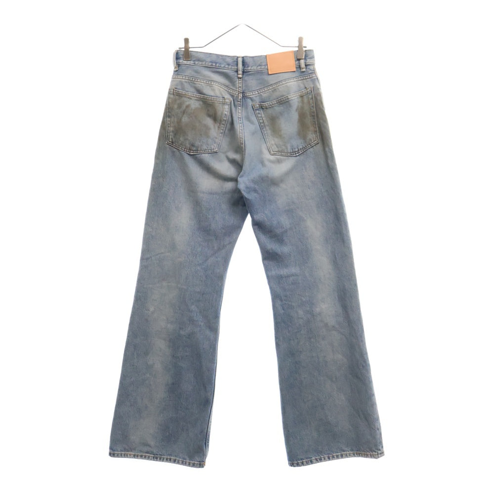 Acne Studios(アクネ ストゥディオズ) 2021 penicillin ルーズフィットジーンズ ダメージ加工 ペニシリンデニムパンツ インディゴ レディース