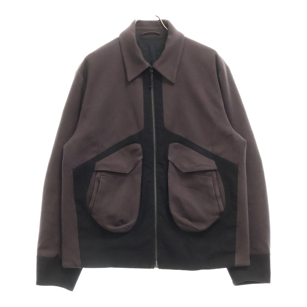 _J.L - A.L_(ジェイラル) Bias Jacket ベーシックバイアス ジップアップジャケット JBMW010FA10 ダークグレー