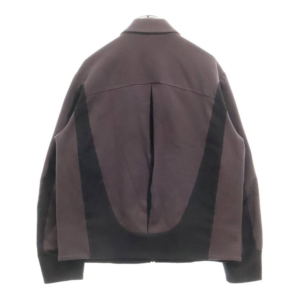 _J.L - A.L_(ジェイラル) Bias Jacket ベーシックバイアス ジップアップジャケット JBMW010FA10 ダークグレー
