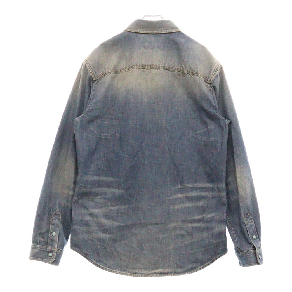LOUIS VUITTON(ルイヴィトン) 24AW LVロゴスタッズ ウエスタン デニムシャツ RM242M MKE HRS73W インディゴ