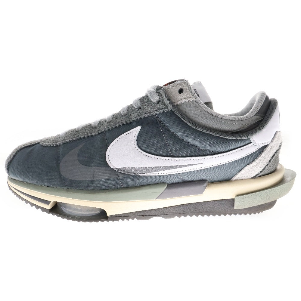 NIKE(ナイキ) ×Sacai Zoom Cortez SP Grey DQ0581-001 サカイ ズームコルテッツ ローカットスニーカー US12/30cm グレー