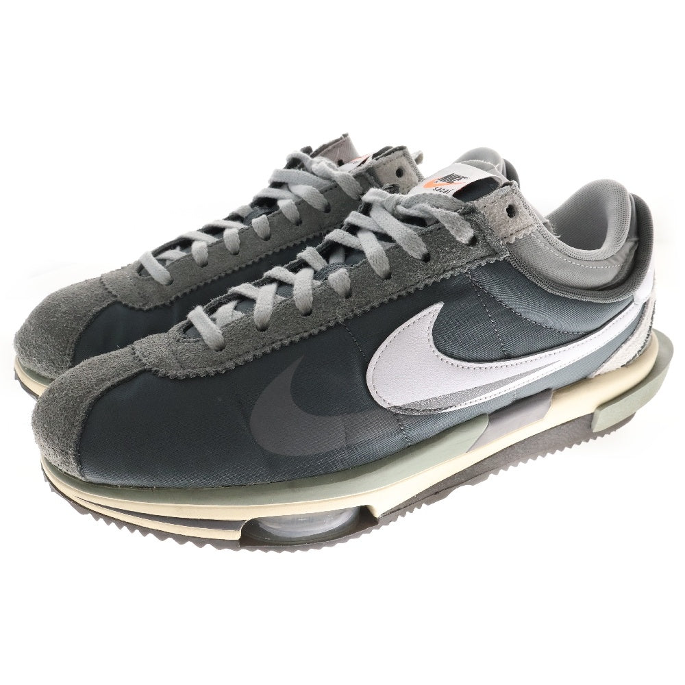 NIKE(ナイキ) ×Sacai Zoom Cortez SP Grey DQ0581-001 サカイ ズームコルテッツ ローカットスニーカー US12/30cm グレー