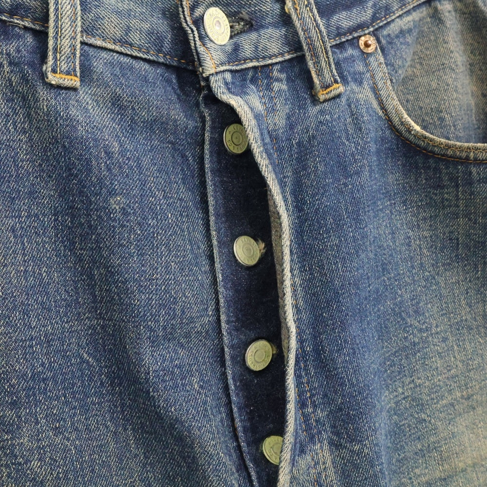 Levi's(リーバイス) 70s VINTAGE 501 66前期 ボタン裏刻印6 スモールe ボタンフライデニムパンツ インディゴ