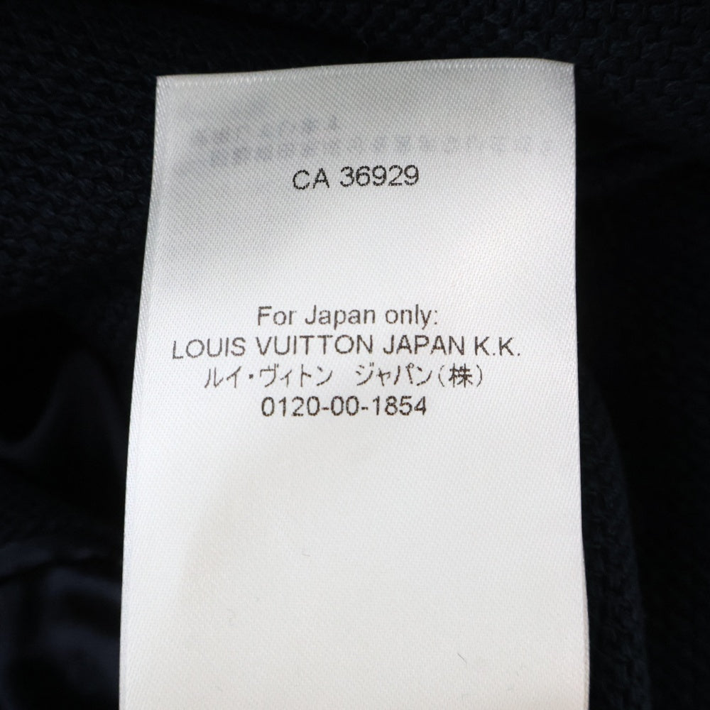 LOUIS VUITTON(ルイヴィトン) 25AW パールデザインボタン ノーカラー シック カラーレスジャケット RM252MM UNW HTJ11E ネイビー