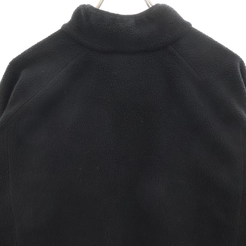 ROA(ロア) POLATEC Fleece Button Up ポーラーテック フリース プルオーバージャケット ブラック