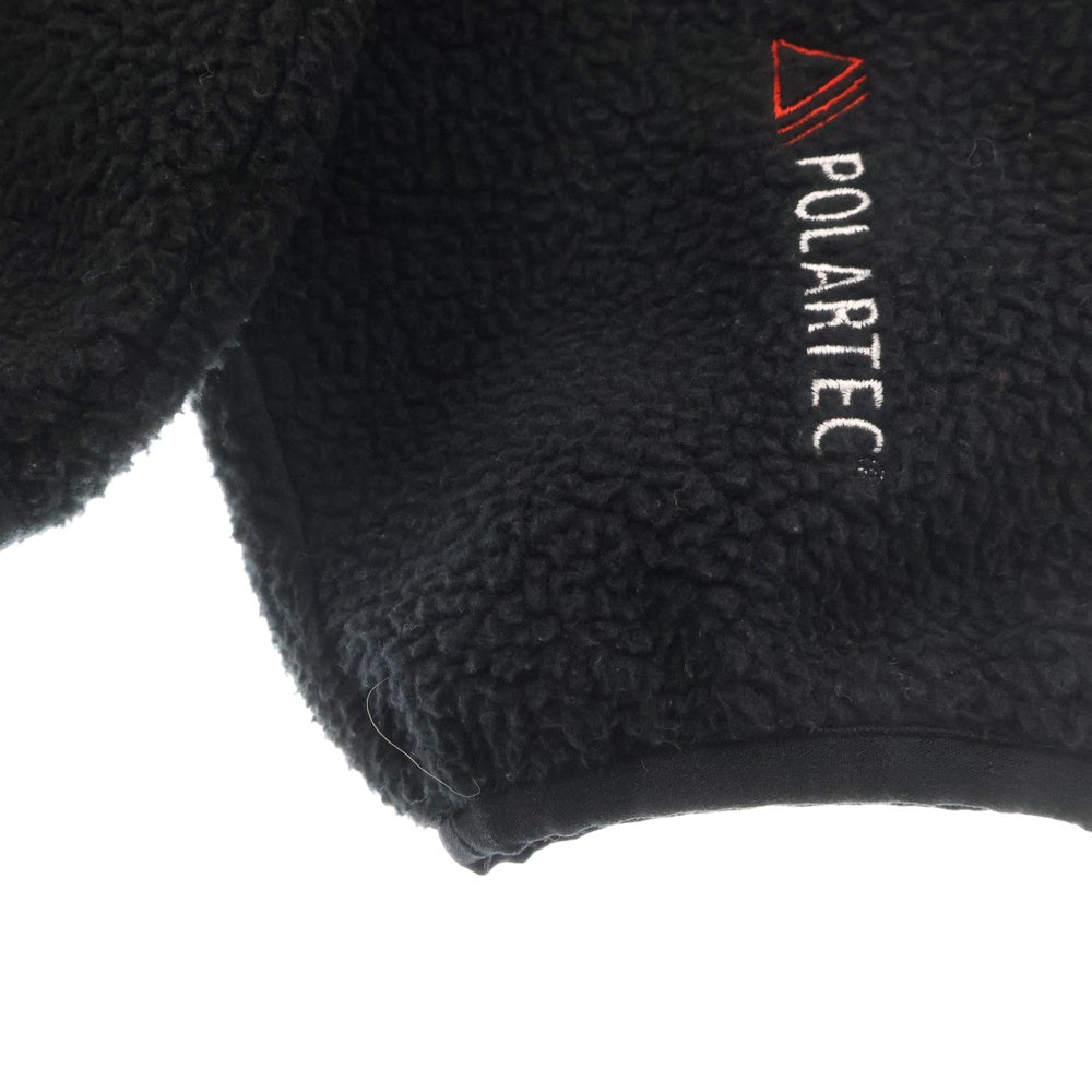 ROA(ロア) POLATEC Fleece Button Up ポーラーテック フリース プルオーバージャケット ブラック